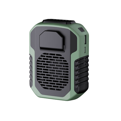 Portable Waist Fan USB Air Conditioning Rechargeable Hanging Neck Mini Fan Outdoor Sports Cooling Waist Clip on Fan