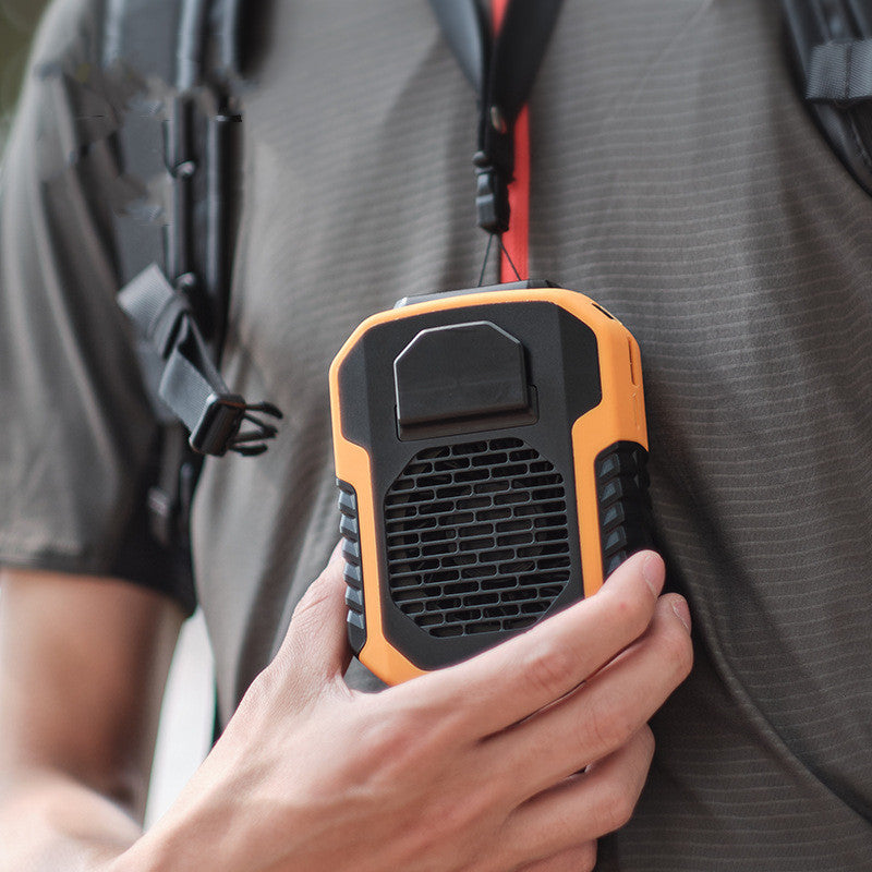 Portable Waist Fan USB Air Conditioning Rechargeable Hanging Neck Mini Fan Outdoor Sports Cooling Waist Clip on Fan
