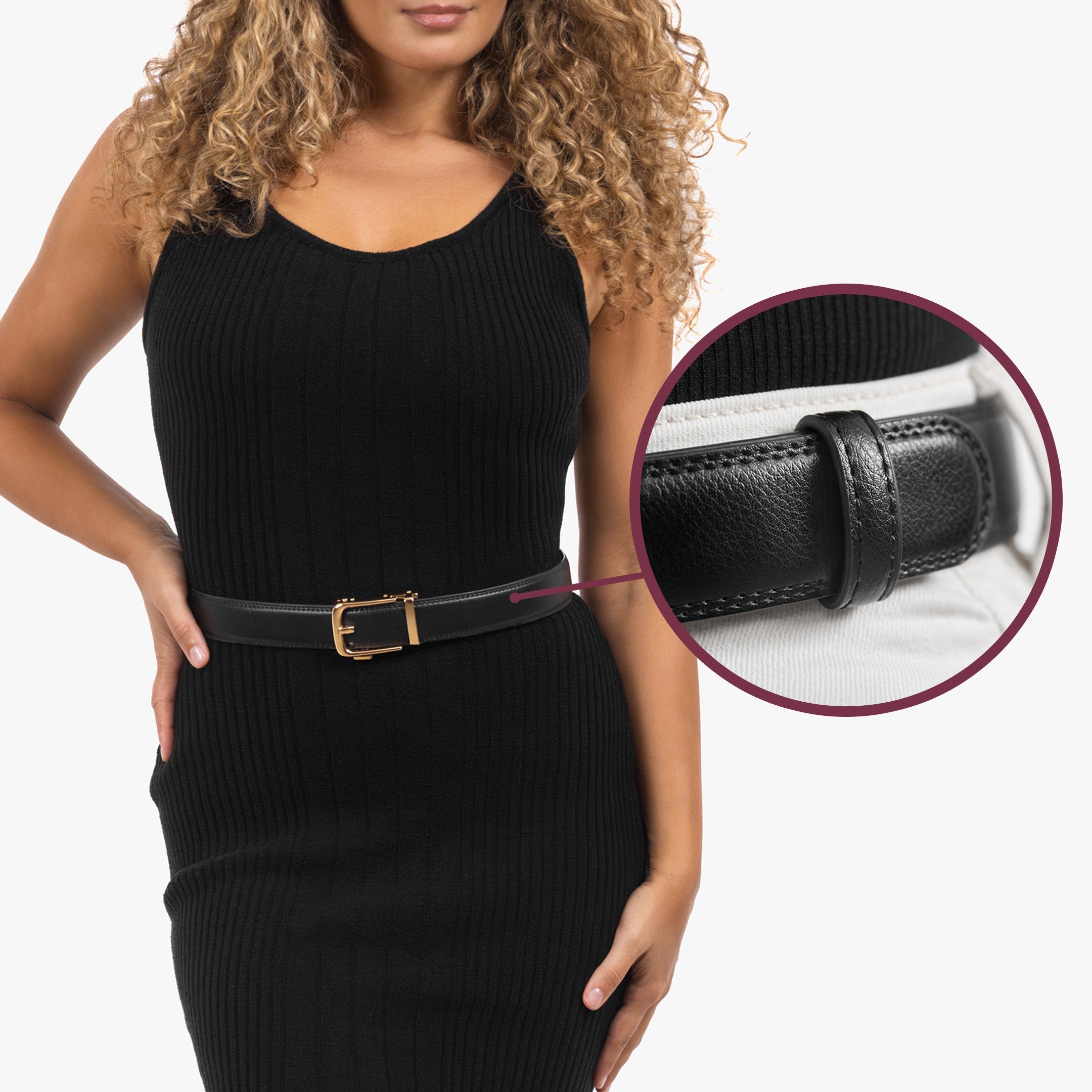 Classic Belt - Zwart (vegan)