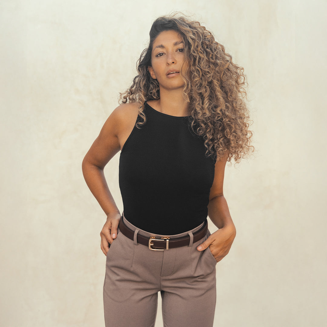 Classic Belt - Bruin (vegan)