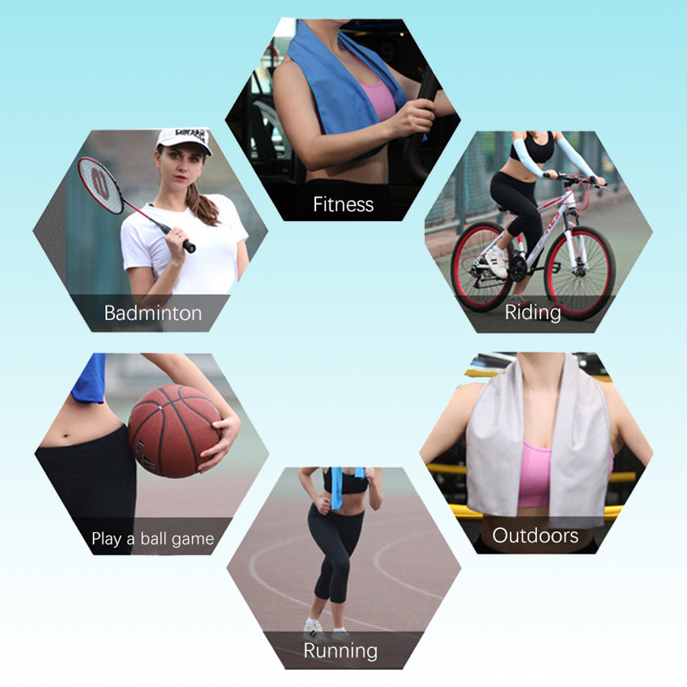 Sports Towel Physical Cooling Microfiber Instant Cool Ice Face Towels for Gym Swimming Yoga Running Cycling Quick Drying Towel